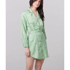 ELLIE MAE Meredith Jacquard Shirt Dress Sweet Pea NWT Sz4‎